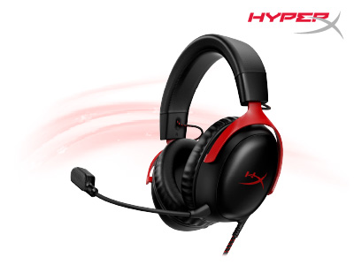 รูปสินค้า HyperX Cloud III - Gaming Headset Black Red
